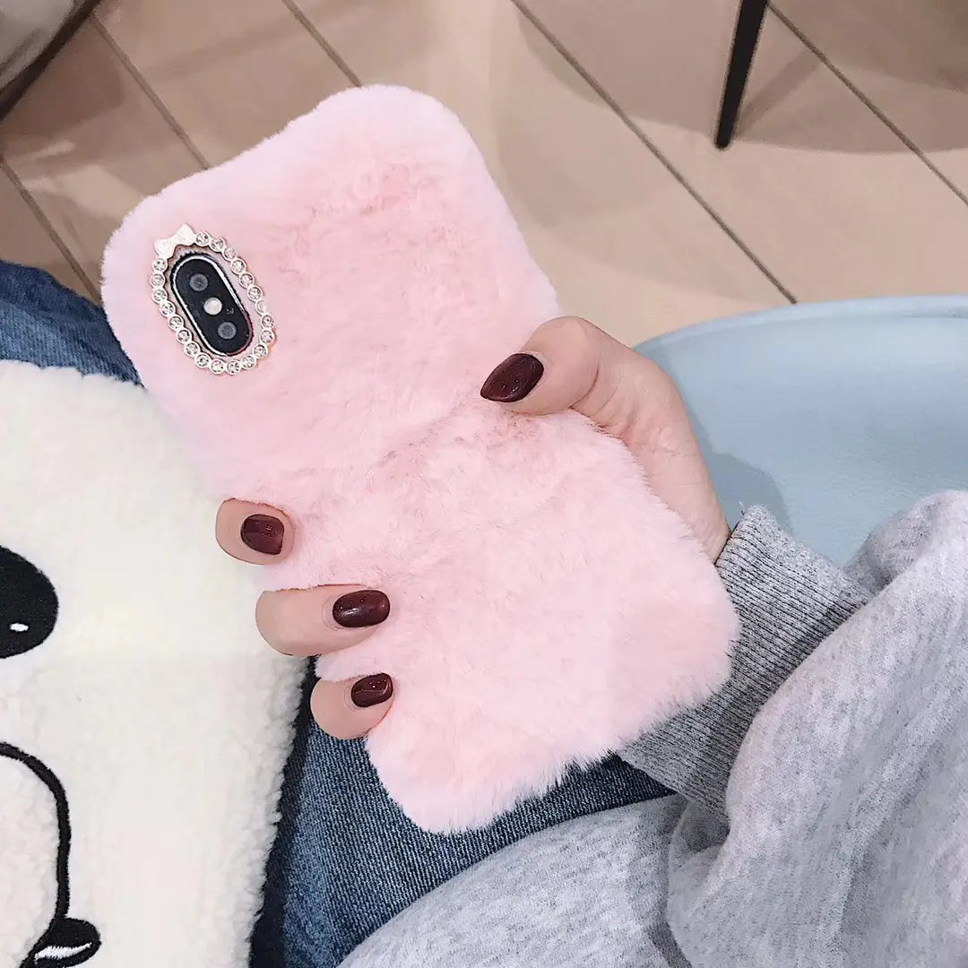 Téléphone en peluche mignon
