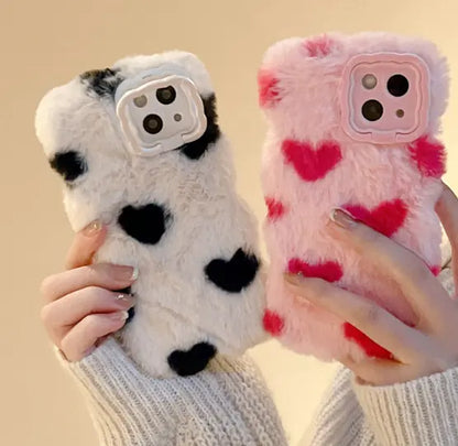 Coque de téléphone en silicone Love Plush